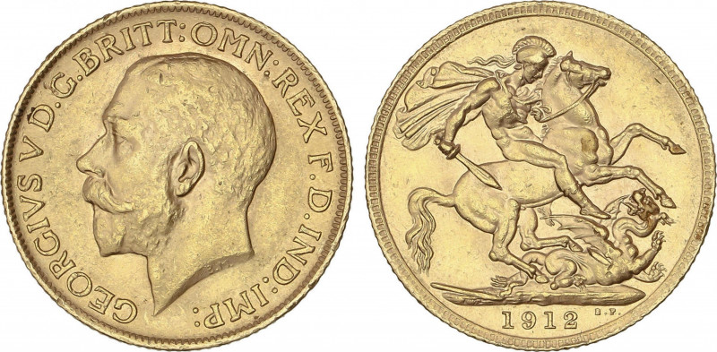 Great Britain
Sovereign. 1912. GEORGE V. 7,97 grs. AU. Fr-404; KM-820. EBC.