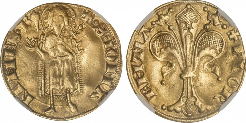 Italian States
Florin (Fiorino stretto). (1303-1422). REPÚBLICA. FLORENCIA. Anv...