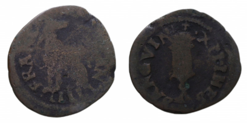 MANTOVA FRANCESCO II GONZAGA (1484-1519) QUATTRINO MIR. 439 CU. 1,23 GR. MB+