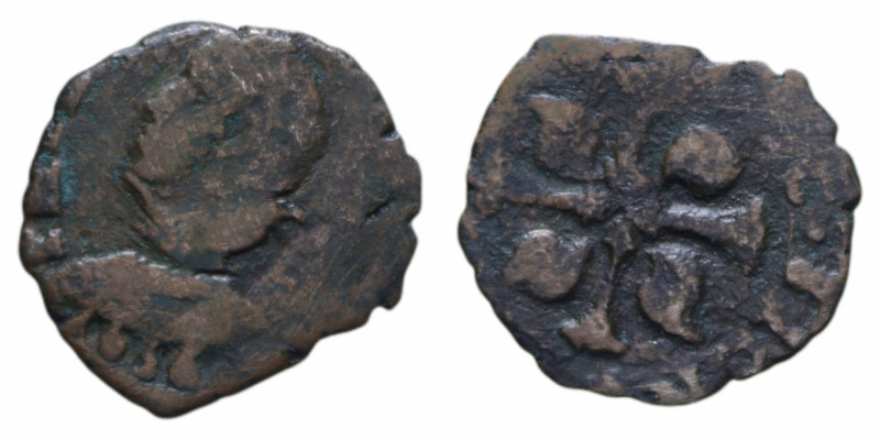 NAPOLI FILIPPO IV (1621-1665) 3 CAVALLI 1636 SIGLE GAC RRRR MIR. 275/5 CU. 2,32 ...