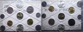 SERIE IN LIRE 1987 CON AG. FDC (IN ASTUCCIO)