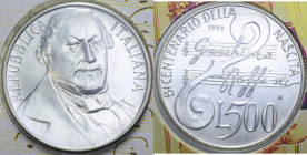 500 LIRE 1992 GIOACCHINO ROSSINI AG. 15 GR. FDC (IN FOLDER)