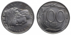 100 LIRE 1997 ITALIA TURRITA VAR. ASSE RUOTATO A 90° A SINISTRA R CUNI. 4,5 GR. FDC