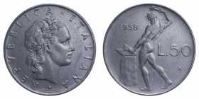 50 LIRE 1958 VULCANO NC AC. 6,32 GR. BB