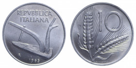 10 LIRE 1965 SPIGHE NC IT. 1,62 GR. FDC