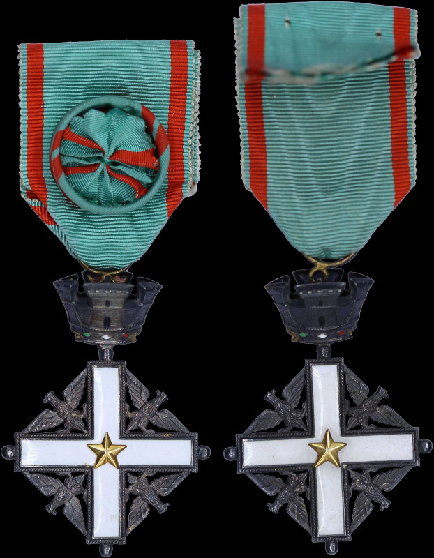 ITALY: Order of Merit of the Italian Republic. Grand Officers badge with rosette...