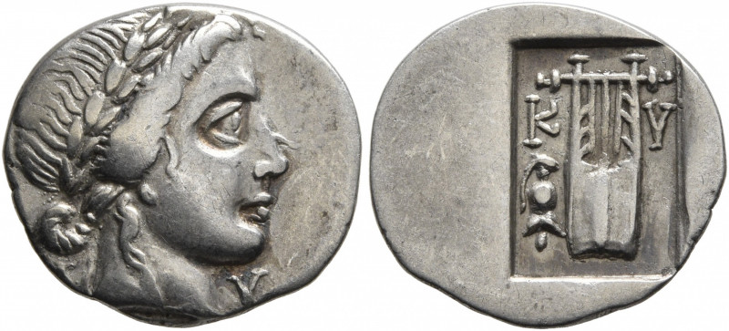 LYCIAN LEAGUE. Early 30s BC. Hemidrachm (Silver, 16 mm, 1.54 g, 11 h), Kyaneai. ...