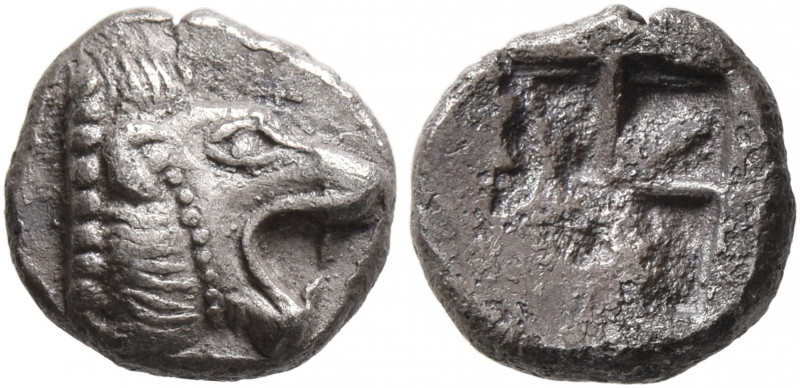 WESTERN ASIA MINOR, Uncertain. 5th century BC. Diobol (?) (Silver, 10 mm, 1.31 g...