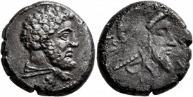 CILICIA. Soloi. Tiribazos, satrap of Lydia, 388-380 BC. Stater (Silver, 21 mm, 9.07 g, 12 h). Head of Herakles to right, lion skin tied around neck. R...