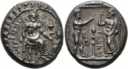 CILICIA. Tarsos. Tarkumuwa (Datames), satrap of Cilicia and Cappadocia, 384-361/0 BC. Stater (Silver, 21 mm, 9.90 g, 12 h). &#67649;&#67663;&#67659;&#...
