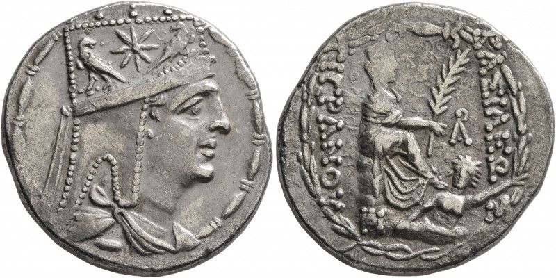 KINGS OF ARMENIA. Tigranes II ‘the Great’, 95-56 BC. Tetradrachm (Silver, 27 mm,...