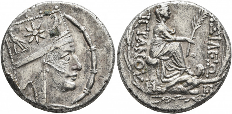 KINGS OF ARMENIA. Tigranes II ‘the Great’, 95-56 BC. Tetradrachm (Silver, 26 mm,...