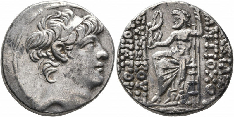 SELEUKID KINGS OF SYRIA. Antiochos X Eusebes Philopator, circa 94-88 BC. Tetradr...