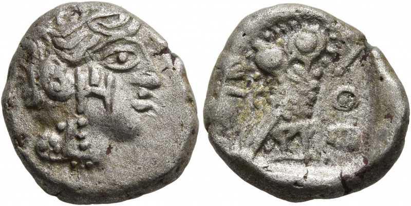 ARABIA, Northwestern. Lihyan. Circa 2nd-1st centuries BC. 'Drachm' (Silver, 17 m...