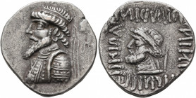 KINGS OF ELYMAIS. Kamnaskires V, circa 54/3-33/2 BC. Tetradrachm (Silver, 28 mm, 15.23 g, 12 h), Seleukeia on the Hedyphon. Diademed and draped bust o...