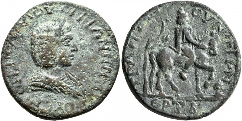 PONTUS. Trapezus. Orbiana, Augusta, 225-227. Diassarion (Bronze, 27 mm, 11.17 g,...