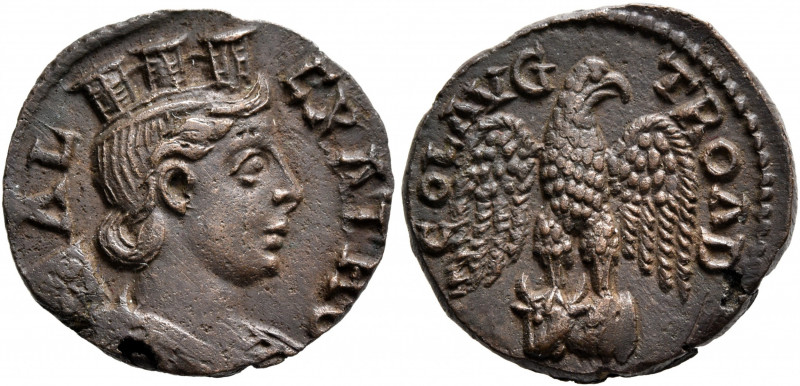 TROAS. Alexandria Troas. Pseudo-autonomous issue. 'As' (Bronze, 20 mm, 4.83 g, 1...