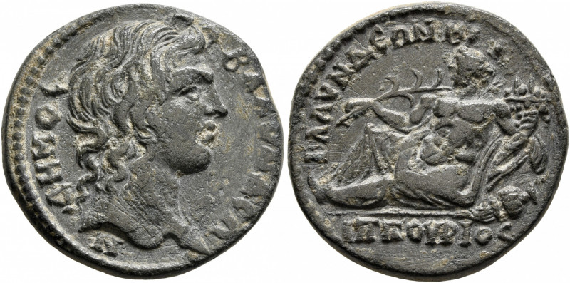 LYDIA. Blaundus. Pseudo-autonomous issue. Triassarion (?) (Bronze, 25 mm, 11.08 ...