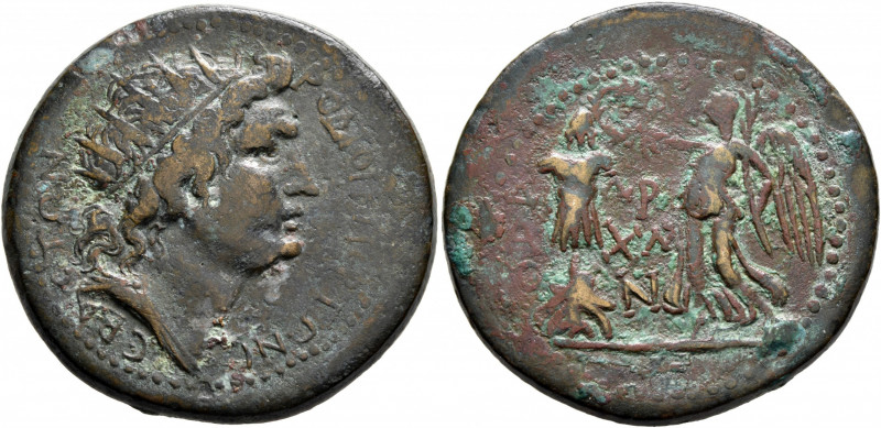 ISLANDS OFF CARIA, Rhodos. Pseudo-autonomous issue. Didrachm (Bronze, 35 mm, 25....