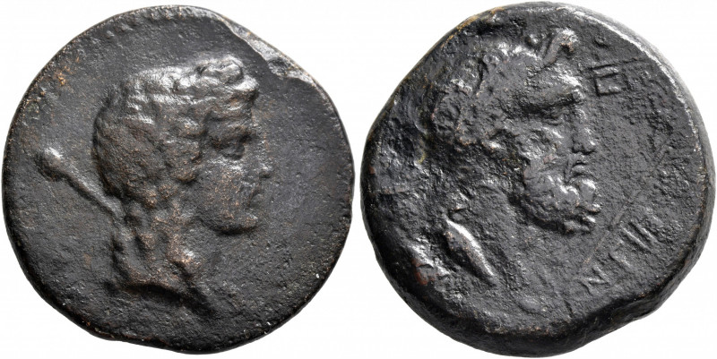 CILICIA. Aegeae. Pseudo-autonomous issue. Tetrassarion (Bronze, 29 mm, 16.93 g, ...