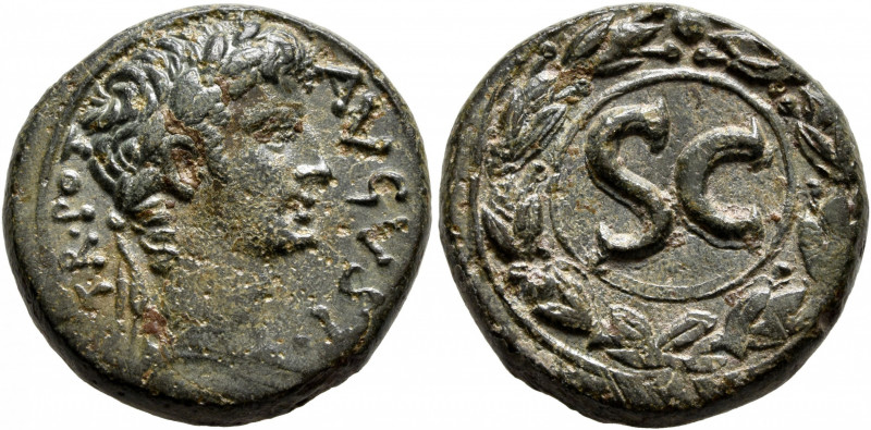 SYRIA, Seleucis and Pieria. Antioch. Augustus, 27 BC-AD 14. 'Semis' (Orichalcum,...