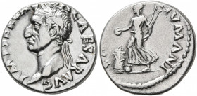 Galba, 68-69. Denarius (Silver, 17 mm, 3.52 g, 6 h), Rome, circa July 68-January 69. IMP SER GALBA CAESAR AVG Laureate head of Galba to left. Rev. [SA...