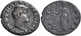 Otho, 69. Denarius (Silver, 19 mm, 2.86 g, 6 h), Rome, 15 January-16 April 69. IMP M OTHO CAESAR AVG TR P Bare head of Otho to right. Rev. SECVRITAS P...