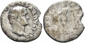 Otho, 69. Denarius (Silver, 18 mm, 2.76 g, 6 h), Rome, 15 January-16 April 69. [IMP M OT]HO CAESAR AVG TR P Bare head of Otho to right. Rev. [SECVRITA...