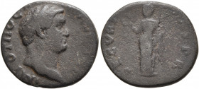 Otho, 69. 'Denarius' (Bronze, 17 mm, 2.41 g, 6 h), a contemporary cast imitation, irregular mint, after 69. IMP OTHO CAESAR AVG TR P Bare head of Otho...