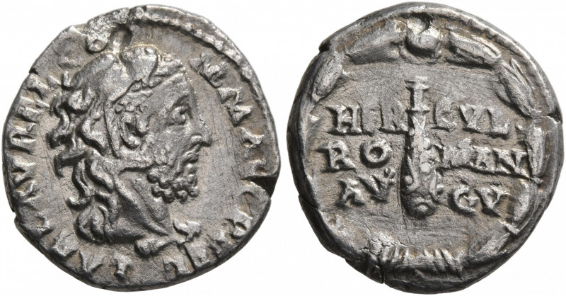 Commodus, 177-192. Denarius (Silver, 17 mm, 2.81 g, 5 h), Rome, 191-192. L AEL A...