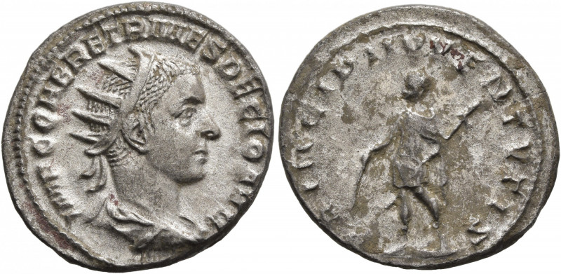 Herennius Etruscus, 251. Antoninianus (Silver, 21 mm, 3.23 g, 12 h), Rome, June-...