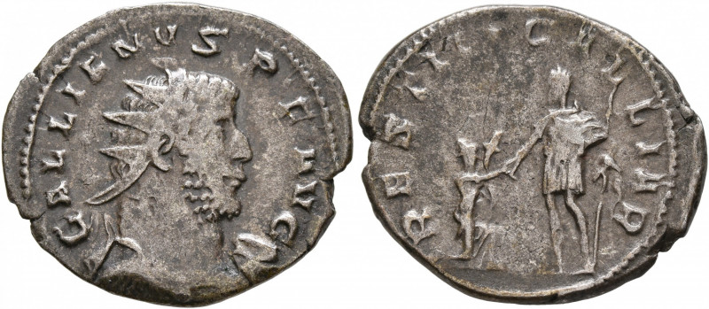 Gallienus, 253-268. Antoninianus (Silver, 23 mm, 3.22 g, 11 h), Cologne, 257-258...