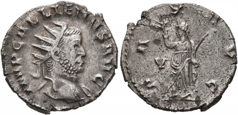 Gallienus, 253-268. Antoninianus (Billon, 20 mm, 2.76 g, 12 h), Rome, 260-261. I...