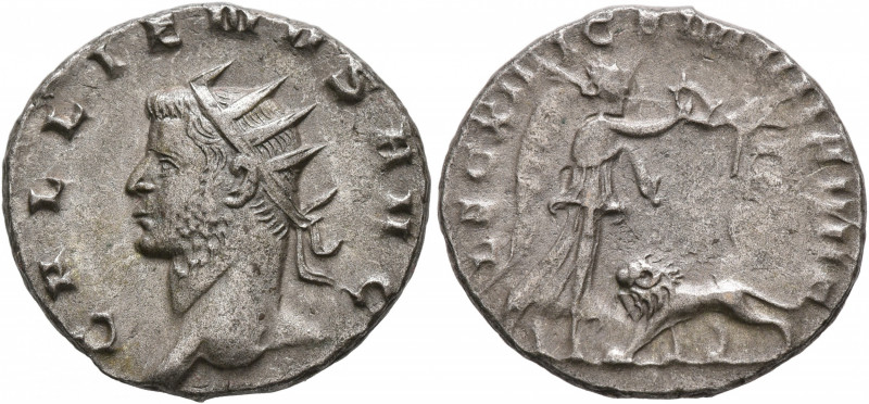 Gallienus, 253-268. Antoninianus (Billon, 21 mm, 3.87 g, 6 h), Mediolanum, 261. ...