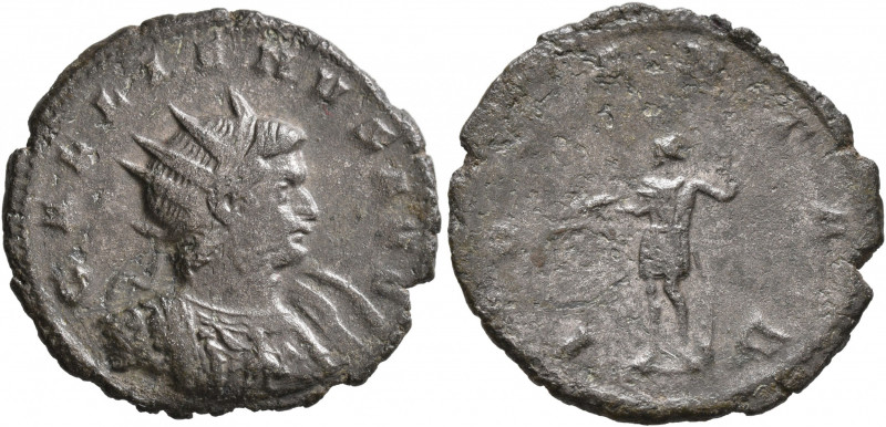 Gallienus, 253-268. Antoninianus (Silvered bronze, 23 mm, 3.00 g, 5 h), Siscia, ...