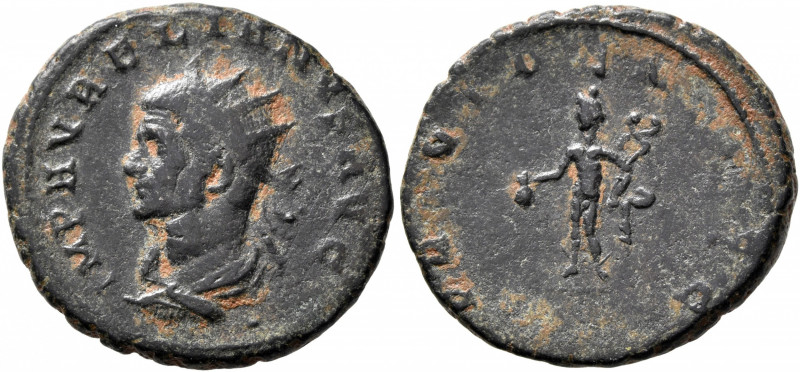 Aurelian, 270-275. Antoninianus (Bronze, 21 mm, 4.25 g, 6 h), Cyzicus, early 271...