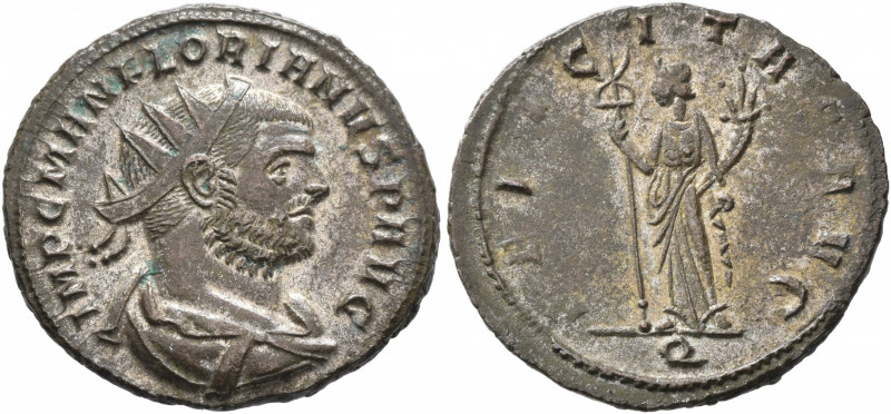 Florian, 276. Antoninianus (Silvered bronze, 23 mm, 3.77 g, 6 h), Siscia, July-A...