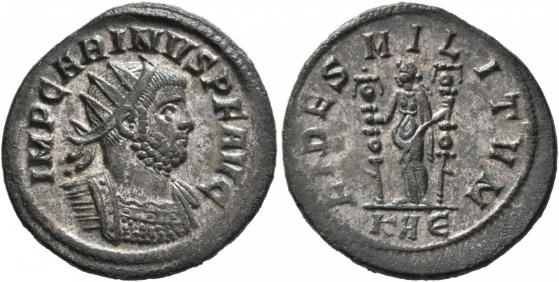 Carinus, 283-285. Antoninianus (Silvered bronze, 22 mm, 3.30 g, 12 h), Rome, 284...