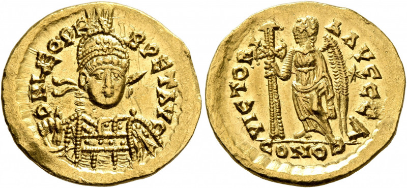 Leo I, 457-474. Solidus (Gold, 20 mm, 4.42 g, 6 h), Constantinopolis, circa 462 ...