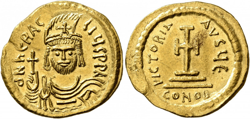 Heraclius, 610-641. Solidus (Gold, 21 mm, 4.47 g, 7 h), Constantinopolis, 610-61...