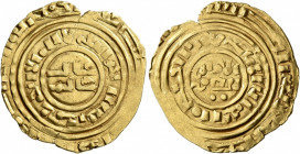 CRUSADERS. Latin Kingdom of Jerusalem. Imitation Bezants, 11th-12th centuries. Bezant (Gold, 23 mm, 3.33 g, 12 h), crude second phase imitation, issue...