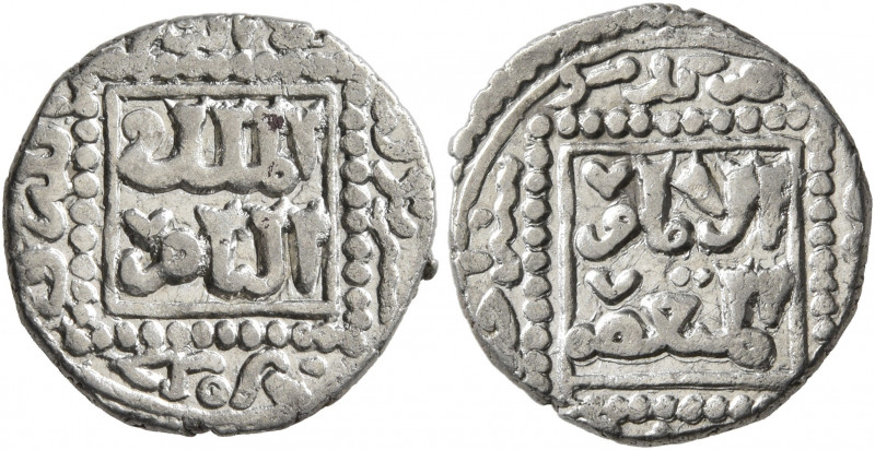 CRUSADERS. Christian Arabic Dirhams. Half Dirham (Silver, 14 mm, 1.43 g, 11 h), ...