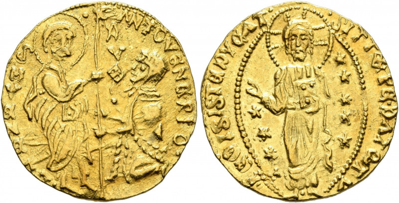 CRUSADERS. Venetians in the Levant. Ducat (Gold, 20 mm, 3.52 g, 7 h), imitating ...