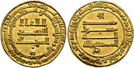 ISLAMIC, 'Abbasid Caliphate. Al-Muktafi, AH 289-295 / AD 902-908. Dinar (Gold, 19 mm, 2.94 g, 11 h), reduced weight. Citing the Abbasid caliph al-Mukt...