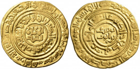 ISLAMIC, Ayyubids. Egypt. al-Nasir I Salah al-Din Yusuf (Saladin), AH 564-589 / AD 1169-1193. Dinar (Gold, 21 mm, 4.00 g, 4 h), citing al-Nasir I Sala...