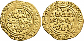 ISLAMIC, Ayyubids. Egypt. al-Kamil I Muhammad, AH 615-635 / AD 1218-1238. Dinar (Gold, 22 mm, 4.00 g, 4 h), al-Iskandariya (Alexandria), AH 618 = AD 1...