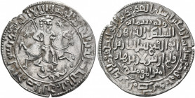 ISLAMIC, Seljuks. Rum. Rukn al-Din Sulayman II, AH 592-600 / AD 1196-1204. Dirham (Silver, 24 mm, 3.28 g, 3 h), Kayseri, AH 598 = AD 1201/2. Rukn al-D...