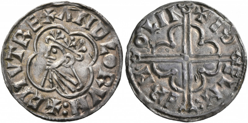 BRITISH, Anglo-Saxon. Kings of All England. Cnut, 1016-1035. Penny (Silver, 19.5...