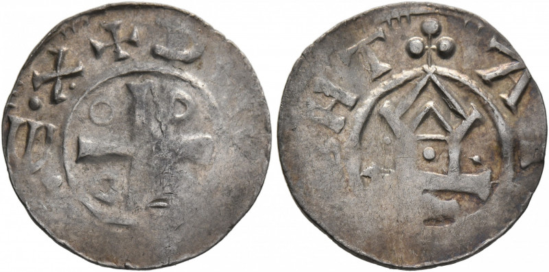 GERMANY. Goslar, Königliche Münzstätte. Otto III, 983-1002. Otto-Adelheid-Pfenni...