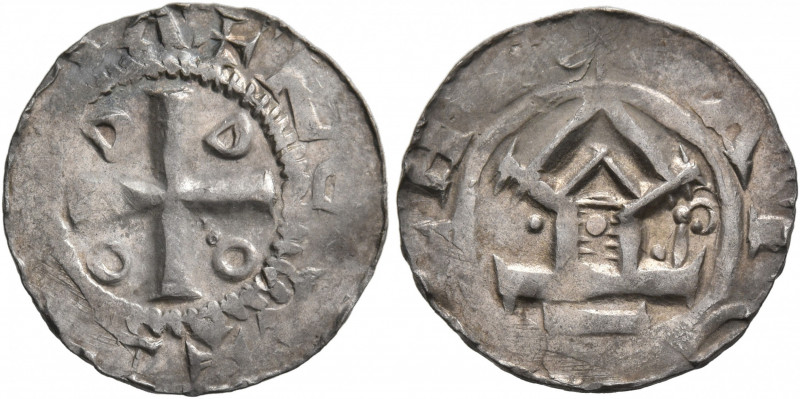 GERMANY. Goslar, Königliche Münzstätte. Otto III, 983-1002. Otto-Adelheid-Pfenni...